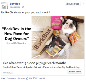 Bark Box Ad